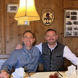 Gastgeber Thomas und Stefan Erber im Hotel Erber nahe Garching