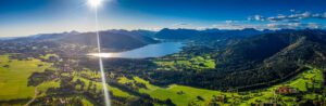 Der Tegernsee ist in 60 Minuten erreichbar