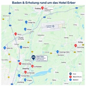 Im Hotel Erber Baden und saunieren in der Nähe