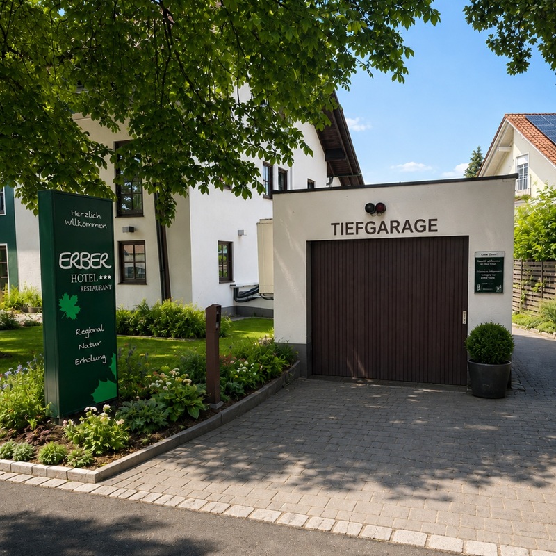 Abschließbare Tiefgarage